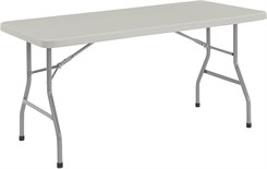1000 lb. Capacity Resin Folding Tables - 30" x 60" Resin Folding Table - Other Sizes Available.
