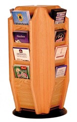 16 Brochure Pocket Rotating Rack
