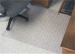 36" x 48" w/20" x 12" Lip Checker Back .14" Thick Vinyl Mat w/ Beveled Edge - Other Sizes Available