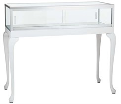 3' Width Queen Anne Tabletop Showcase - Other Sizes Available
