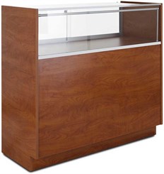 3' Width Front View Merchandise Display Case - Other Sizes Available