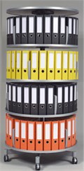 4-Tier Binder Carousel