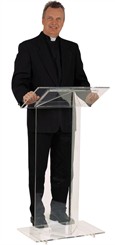 Acrylic V-Style Podium