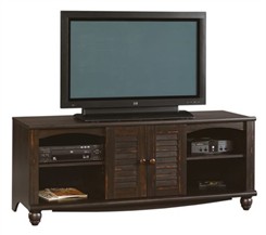 Antiqued Paint Finish Entertainment Credenza