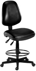Antimicrobial Vinyl Stool w/ 23"-27" or 27"-31" Seat Height