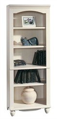 Antiqued White Bookcase