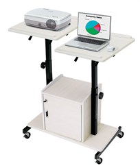 AV/Presentation Cart w/ Locking Storage