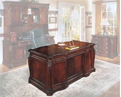Balmoor 66" Executive Desk with Shaped Top