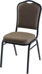 Silhouette Banquet Stack Chair in Fabric or Vinyl  