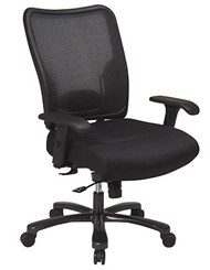Big & Tall Professional Mesh Back Knee Tilt Chair - 400 lb. Capacity