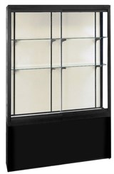 Black Pedestal Display Cases