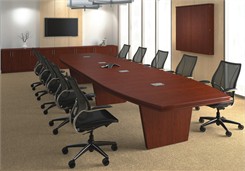Custom Boat Shaped Conference Tables