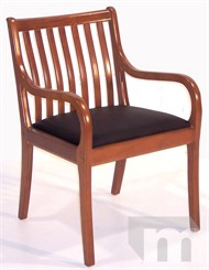 Cherry Slat Back Guest/Reception Chair