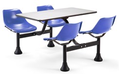 Breakroom Table & Chair Set - 24" x 48" Table Set