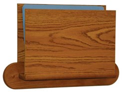 Open End Chart Holder with Oval Mounting Plate