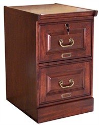 Cherry Two Drawer File Cabinet