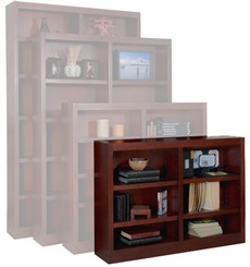 Cherry 48"W Real Wood Bookcases