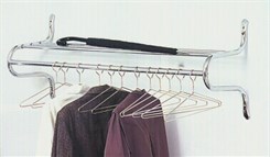 Chrome Shelf Rack With 12 Hangers