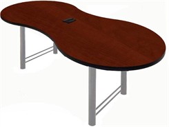40" x 72" Break-Out Conference Table w/ Pop-Up Power/Communication Modules - Other Sizes Available