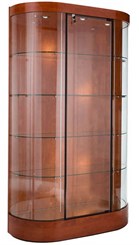 Curved Wall Display Case