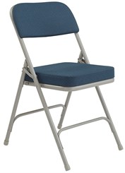 Deluxe 2" Padded Box Seat Folding Chair
