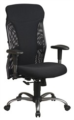 Deluxe Mesh Back  Chairs withTitanium Finish Accents
