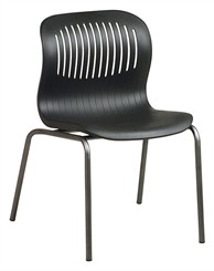 Deluxe Stack Chair w/ Titanium Finish Frame