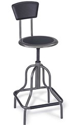 Diesel Series Industrial Stools w/ 22-1/2" to 28-1/2" Seat Height