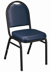 Dome Back Stack Chair in  Vinyl