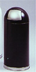 Dome Top Waste Receptacle With Push Door