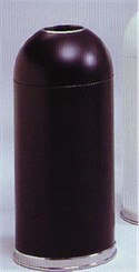 Dome Top Waste Receptacle With Open Top
