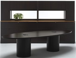 Custom Elliptical Shaped Conference Tables