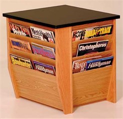 End Table w/12 Magazine Pockets