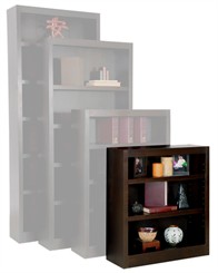 Espresso 30"W Real Wood Bookcases