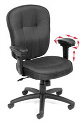 Executive Task Chair with Fully Adjustable Arms