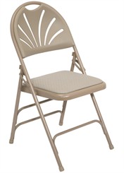 Fan Back Padded Folding Chair