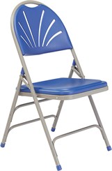 Fan-Back Polypropylene Folding Chair