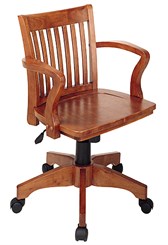 Fruitwood Banker's Chair