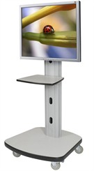 Mobile Flat Panel Stand AV Cart