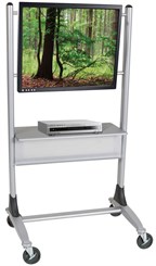 Platinum Flat Panel Stand AV Cart