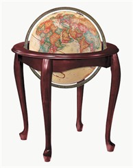 16" Queen Anne Floor Globe