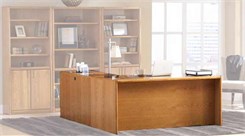 Genuine Oak Office & Computer Furniture Series - 60"W Manager's Desk