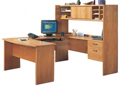 Genuine Oak U-Shaped Workcenter