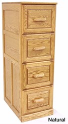 Genuine Oak Vertical Files