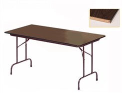 24" x 60" Heavy-Duty Plywood Core Folding Table - Other Sizes Available.