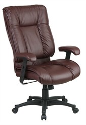 High Back Leather Synchro Chair in 3 Color Choices!