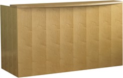 In Stock Maple or Cherry Veneer Reception Desk