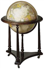 16" Illuminated LaFayette Globe