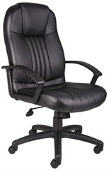 Leather High Back Chair