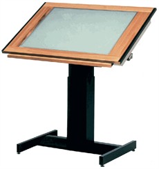 Futur-Matic w/ Electric Height & Manual Tilt Adjustment Light Tables  